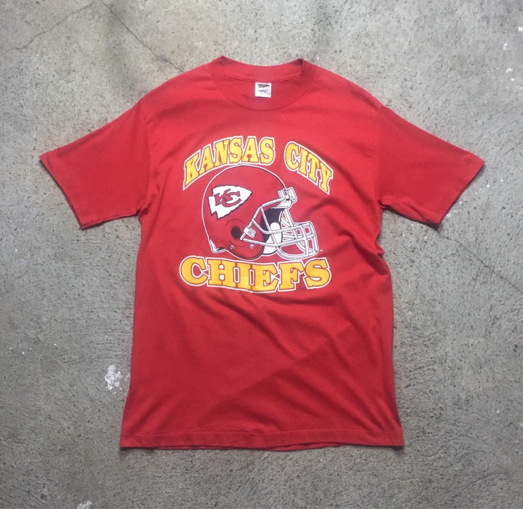 Vintage 80s Kansas City Chiefs, Men's Fashion, Tops & Sets, Tshirts ...