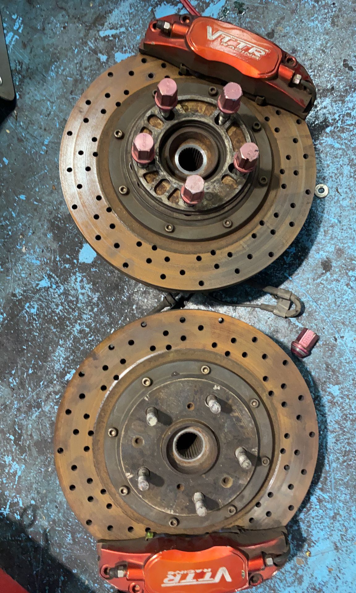 VVTR MINI 6 POT BK, Slotted Rotor, 16”, Car Accessories, Accessories on ...