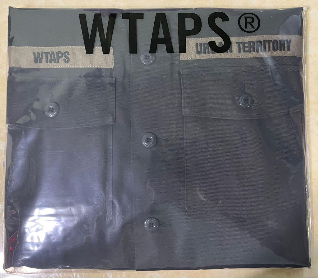 換）Wtaps BUDS / LS / COTTON. SERGE BLACK LARGE, 男裝, 上身及套裝