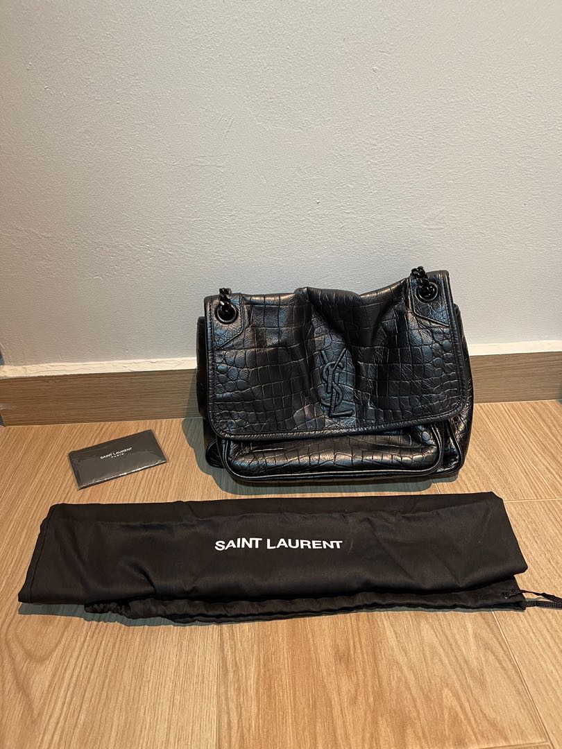 Ysl hotsell niki crocodile