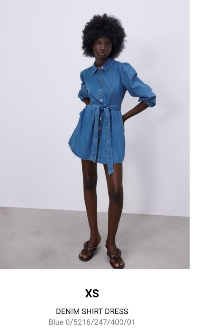 zara demin dress
