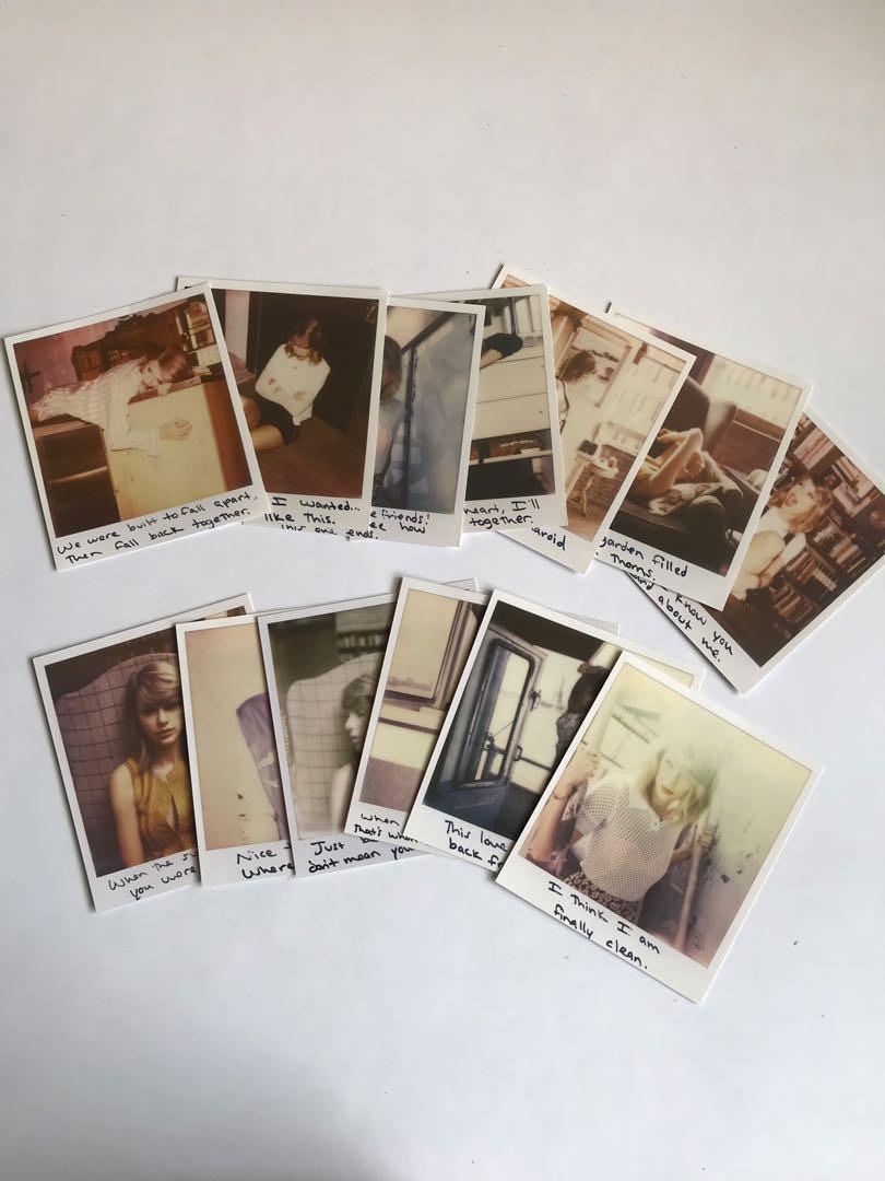 1989 polaroids set #1 - Taylor Swift (Category: Cameras) located in Silang. Submitted by yourtswiftneeds (Listing ID 1124938496, Image 1). Description: ❌❌there are visible signs of usage ☑️☑️polaroids are in like new condition except for the yellow pocket sleeve with crease Please see photos before submitting offers 🙂 Polaroids only - 1,000 (final price) Shipped via GoGoXpress Gcash, BPI or COD .