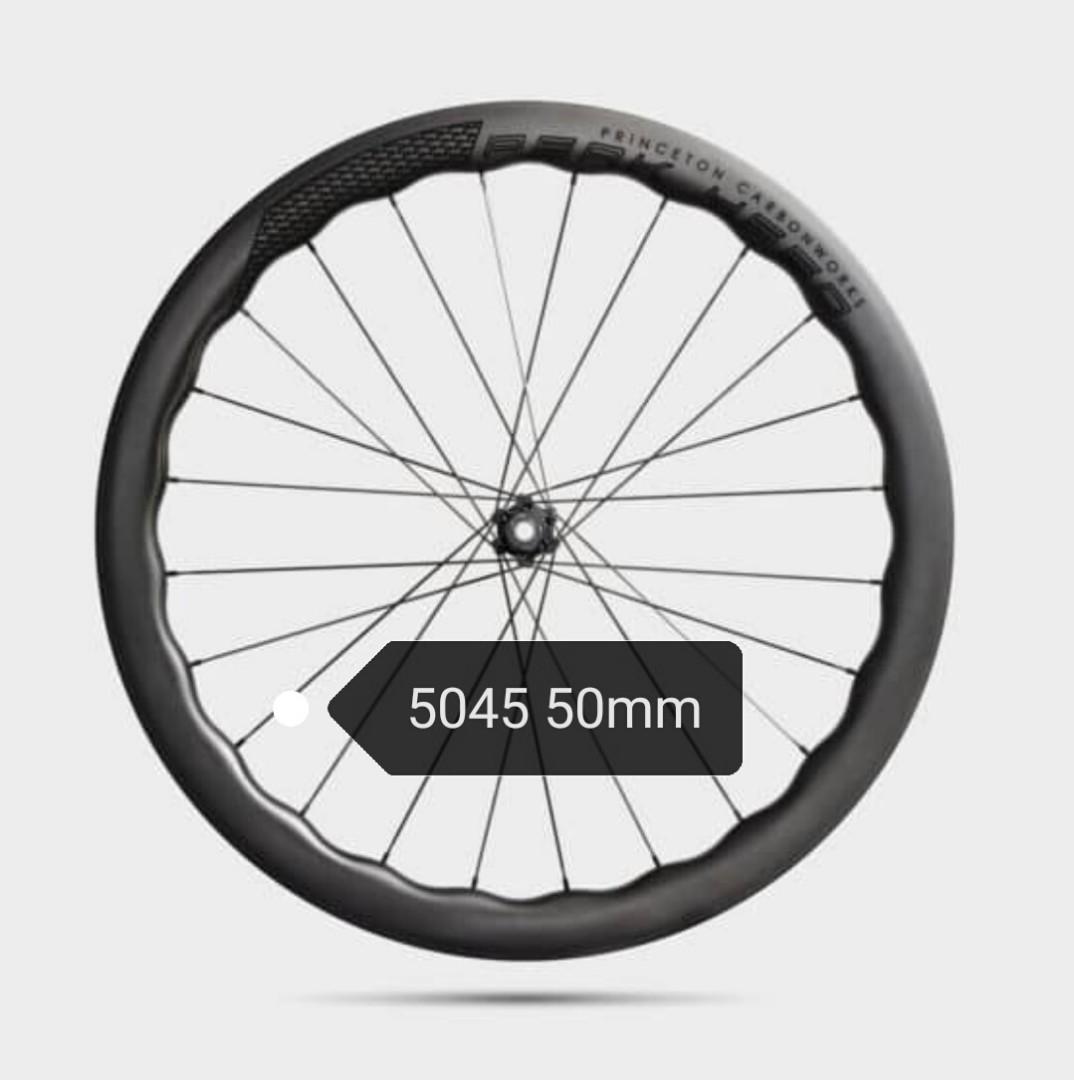 4540/5045 Princeton Carbonworks 45/50MM Rim Brake /Disc Brake Wheelset ...