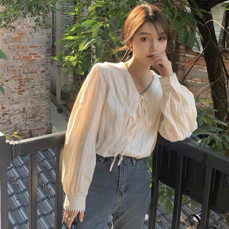 韓版設計澎澎袖上衣 預購 她的時尚 上衣在旋轉拍賣