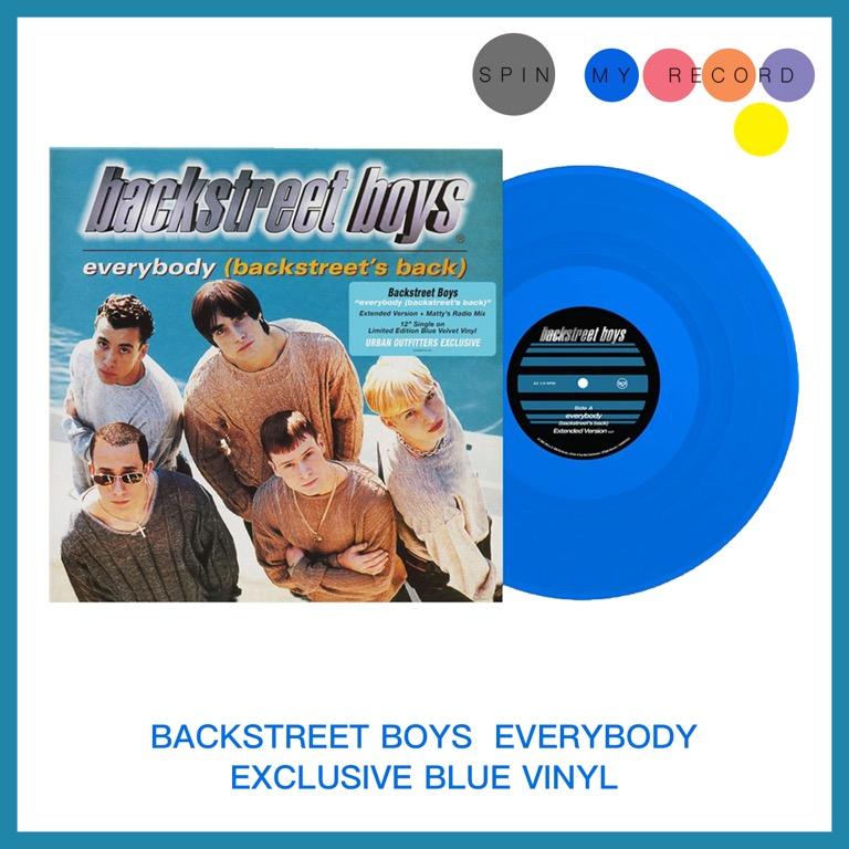 [預訂] Backstreet Boys Everybody (Backstreet’s Back) Exclusive Blue Vinyl 限定藍色膠, 預購 Carousell