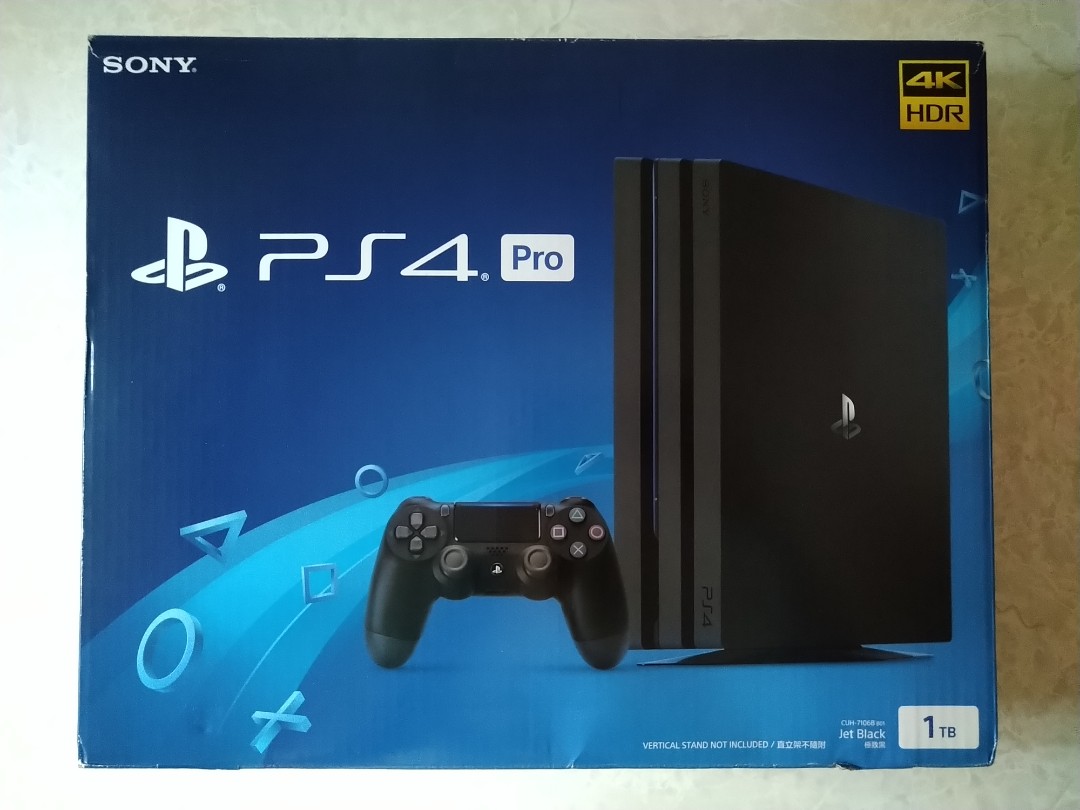 全新SONY PS4 PRO 主機1TB 香港行貨型號7106B 系統版本5.55 全新貨存只開機check系統version 5.55  可破解版本全套齊件, 電子遊戲, 電子遊戲機, PlayStation - Carousell
