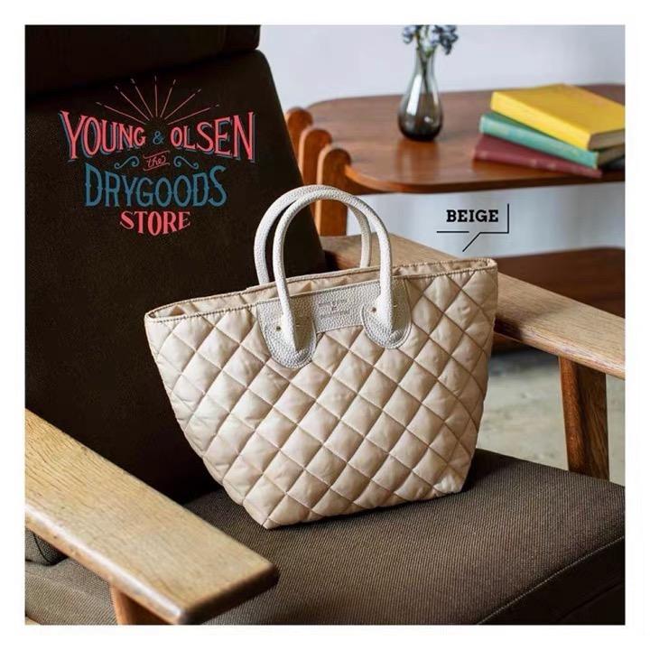日本雜誌附錄YOUNG & OLSEN The DRYGOODS STORE QUILTING BAG BEIGE