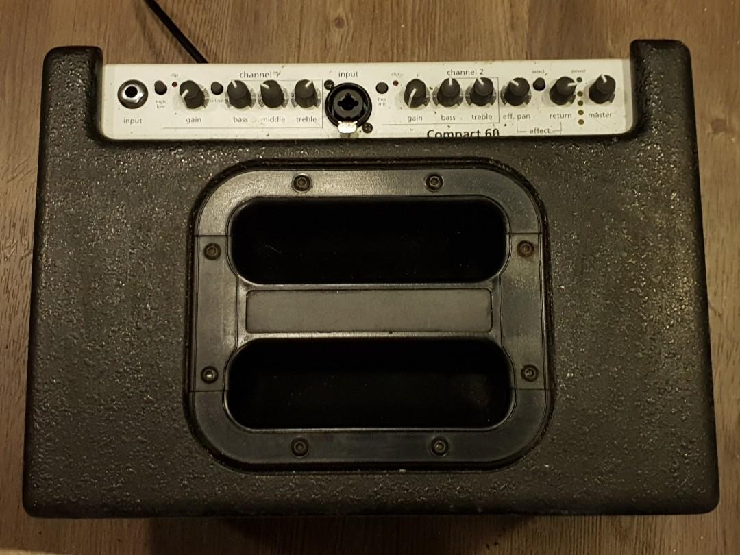 AER Compact 60/2 Acoustic Guitar Amplifier with microphone input, Audio