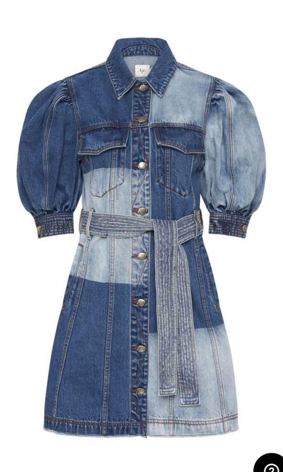 AJE freecycle denim dress authentic, blue wash, Women's Fashion, Dresses &  Sets, Dresses on Carousell