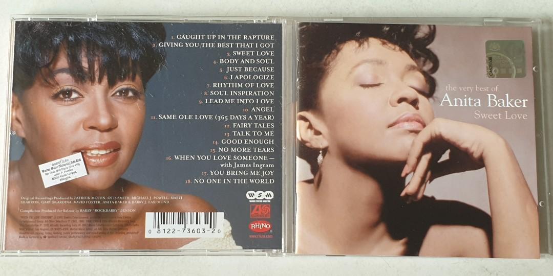 Anita Baker ~ The Very Best ( Manufactured Europe ) CD ...