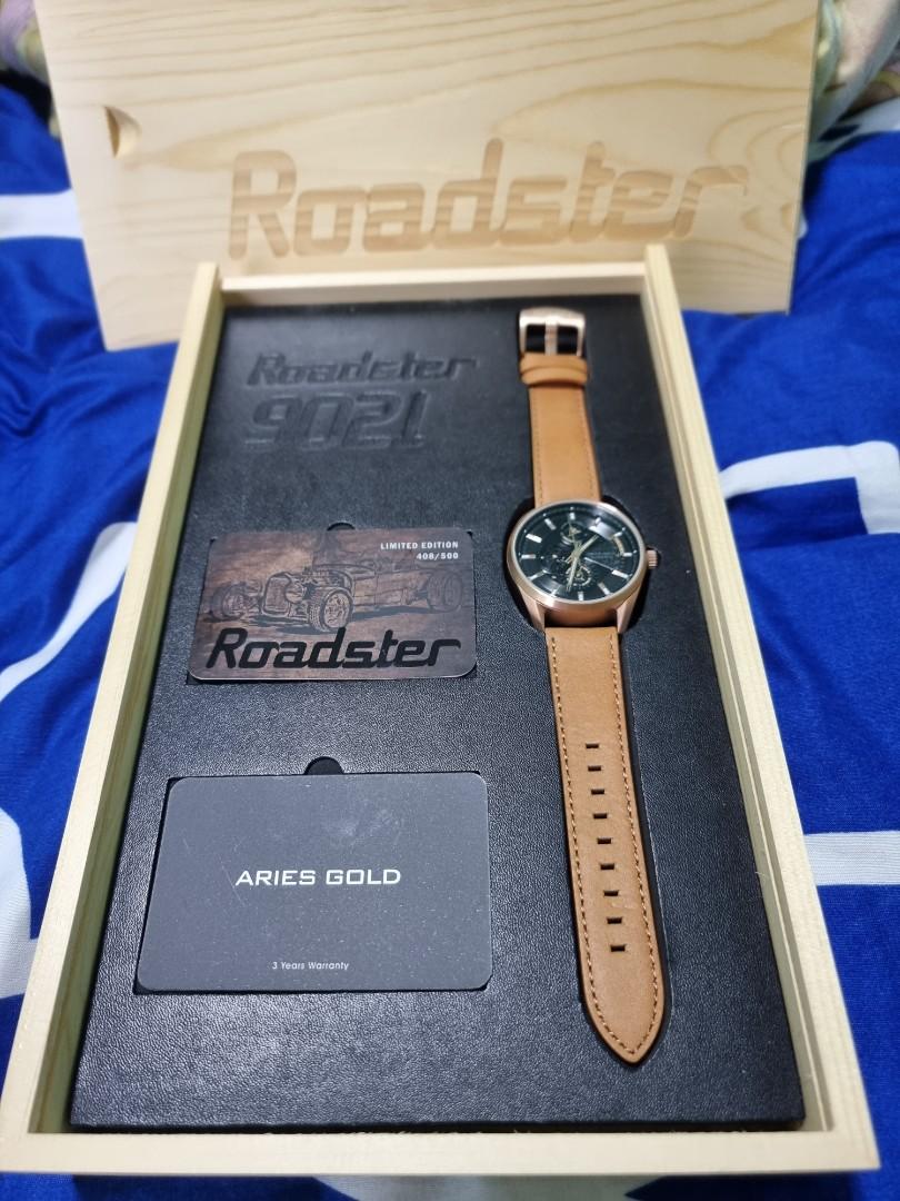 ARIES GOLD LIMITED EDITION 408 500 light brown strap