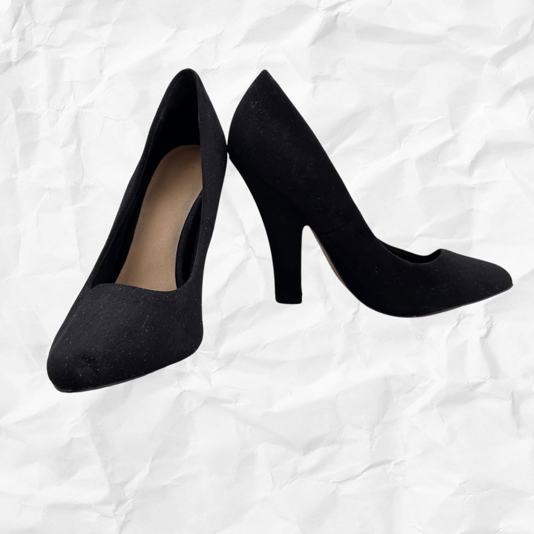 ASOS Black Pumps 38, Women's Fashion, Footwear, Heels on Carousell