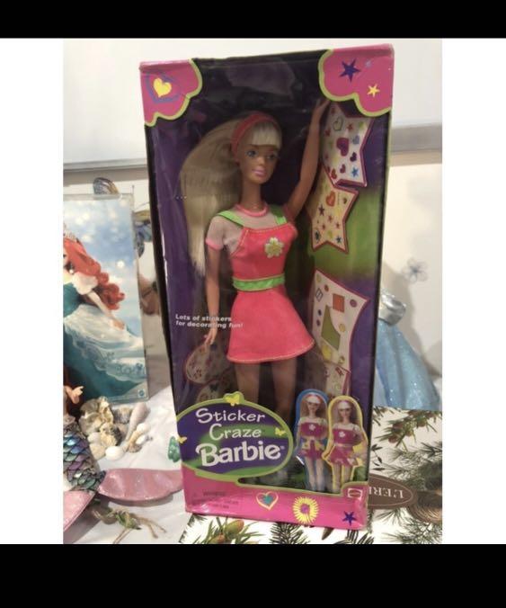 Sticker shop craze barbie