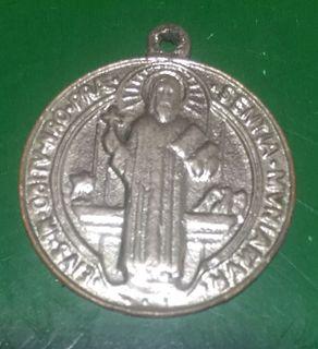 Big Vintage Medal or Religious Pendant