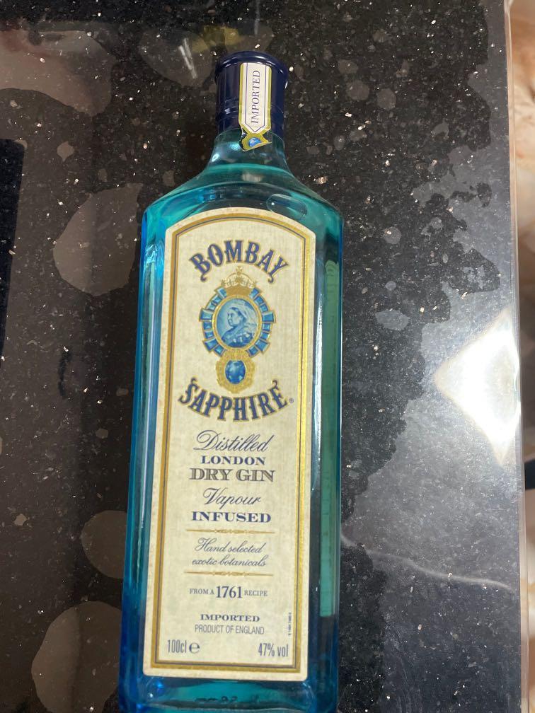 Bombay Sapphire 1 litre, Food & Drinks, Alcoholic Beverages on Carousell