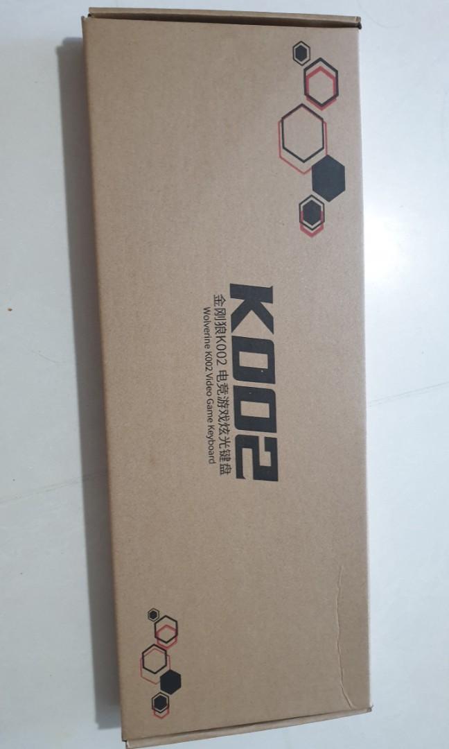 Brand new K002 Keyboard RGB, Computers & Tech, Parts & Accessories ...