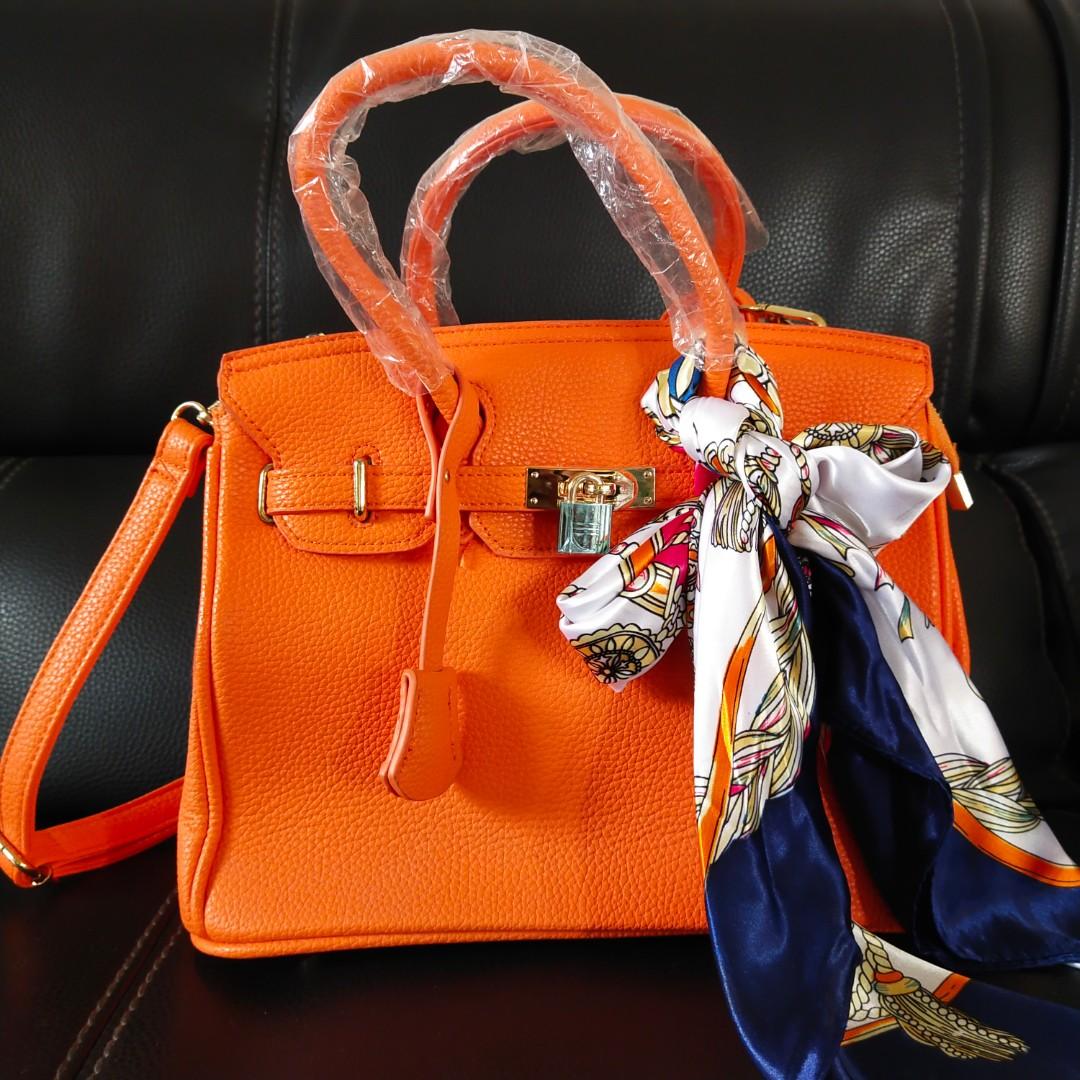Brand New Orange Japan Bag Shoulder Bag Hand Bag Sling Bag 2 way Bag