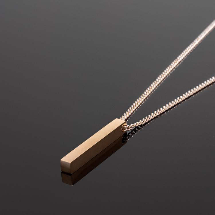 Branded Authetic Rose Gold Black RG B Rose Gold Necklace