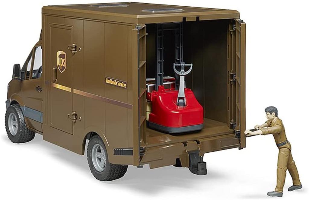 Bruder MB Sprinter UPS Truck with Driver Accessories Vehicles