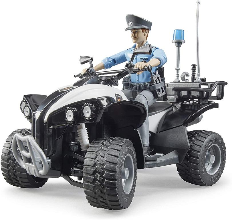  Bruder Policeman Light Skin Toy Figure with Accessories : Toys  & Games