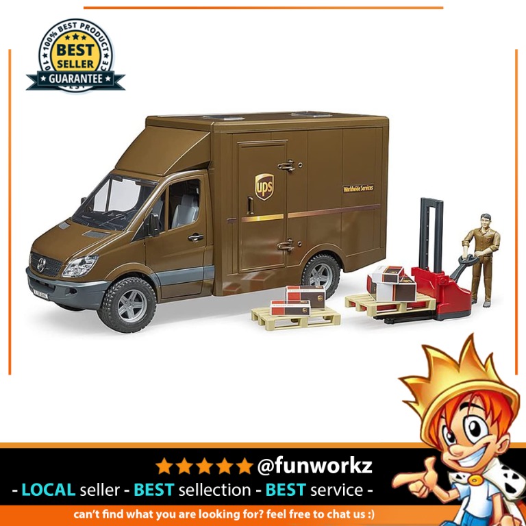 Bruder mb sprinter sale ups truck