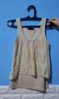 Brukat top