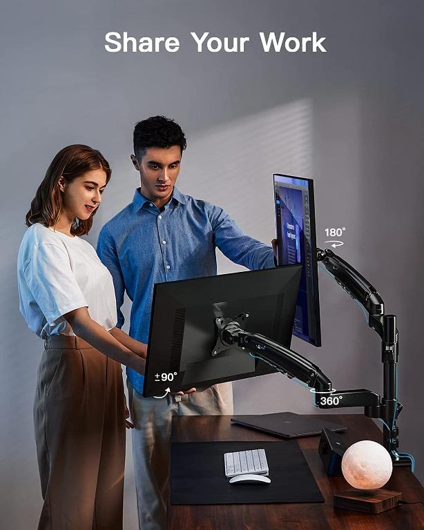 [C2183] HNDS8 HUANUO Dual Monitor Stand for 1732 inch Screens, Height