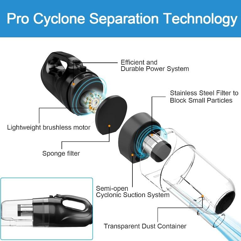 [C2206] oneday Corded Handheld Stick Vacuum Cleaner 6 in 1