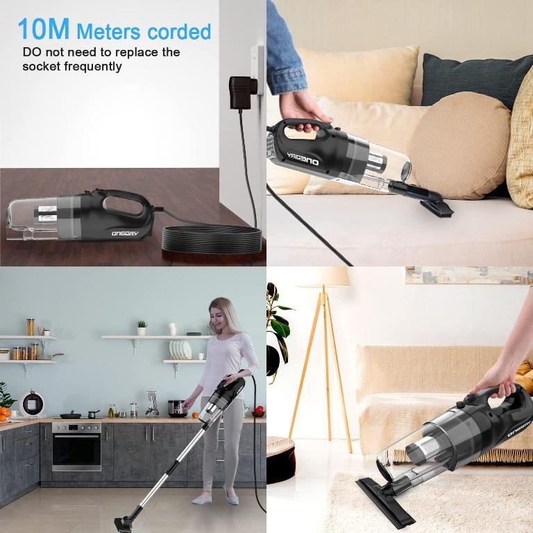 [C2206] oneday Corded Handheld Stick Vacuum Cleaner 6 in 1