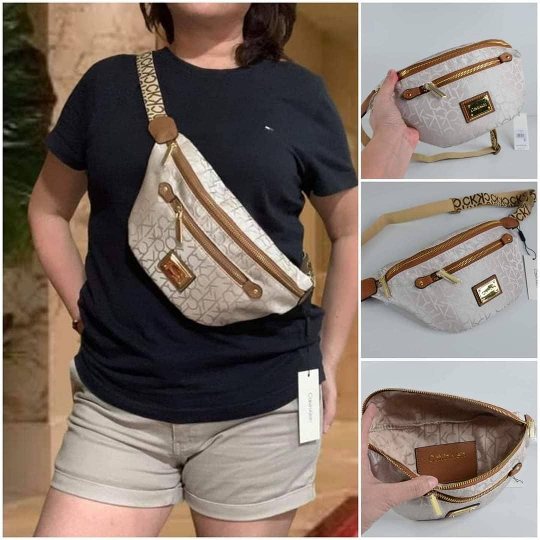Calvin klein hotsell belt bag brown