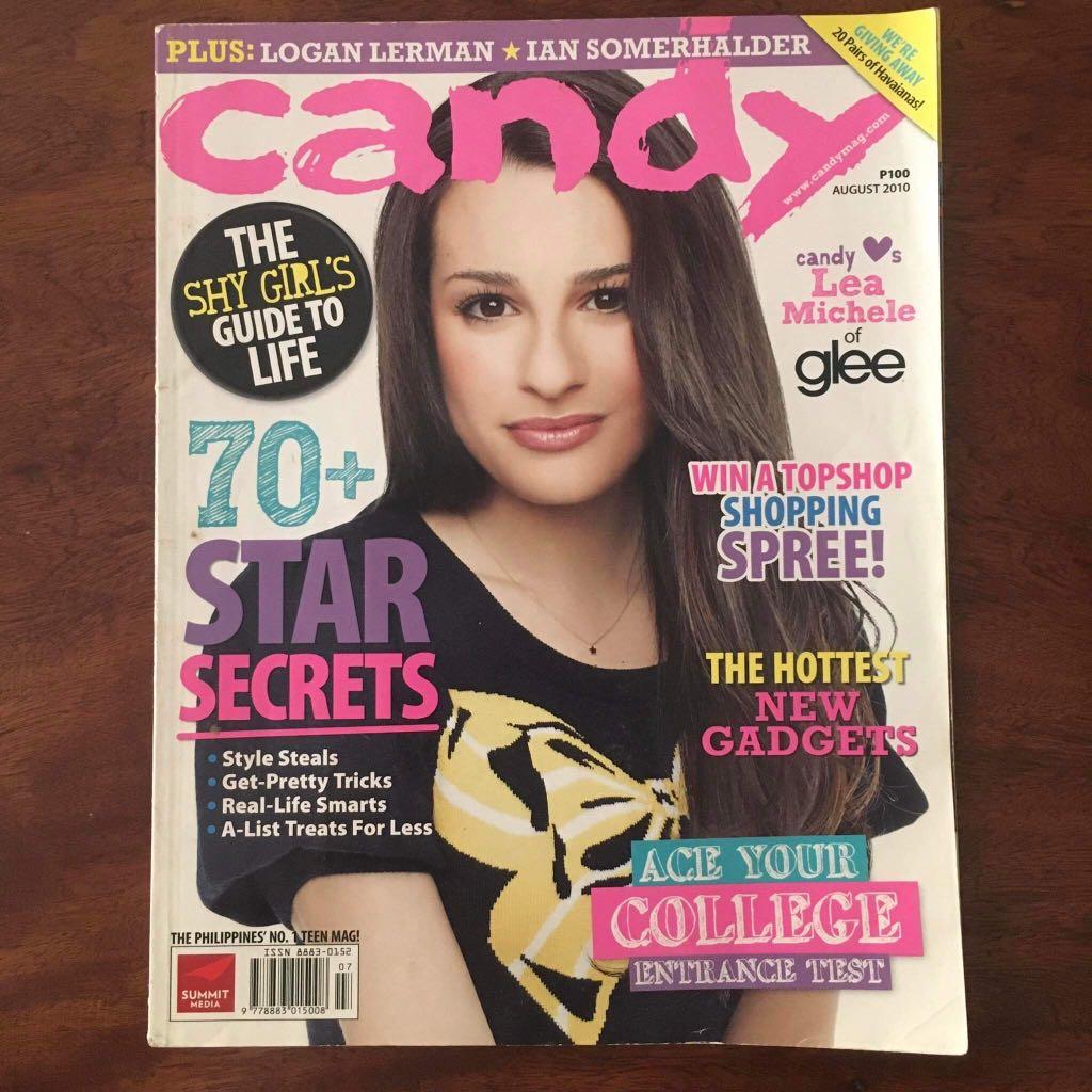 Candy Magazine August 2010 ( Lea Michele ), Hobbies & Toys, Books
