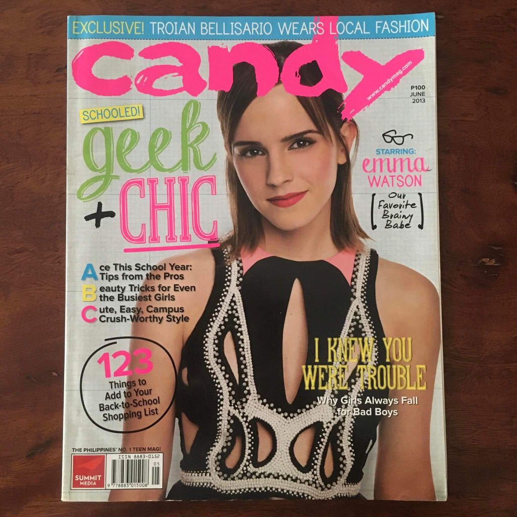 Candy Magazine June 2013 ( Emma Watson ), Hobbies & Toys, Books