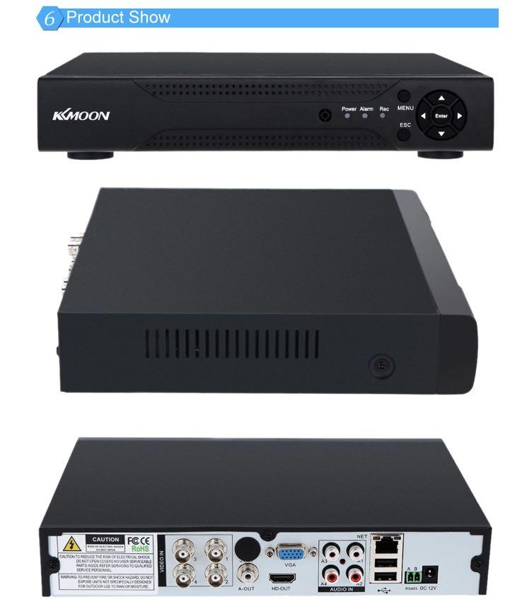 CCTV DVR Security Camera Recorder 4 Channel, Furniture & Home Living, Security & Locks, Security ...