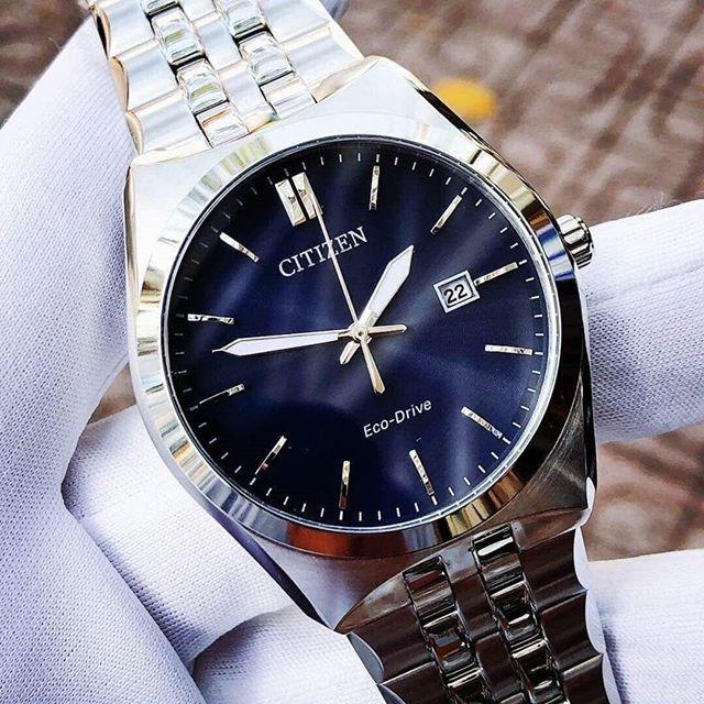 Citizen Eco Drive BM7330 67L Solar Power Blue Analog Stainless Steel Men s Casual Dress Watch BM7330 67 BM7330 Men s Fashion Watches Accessories Watches on Carousell