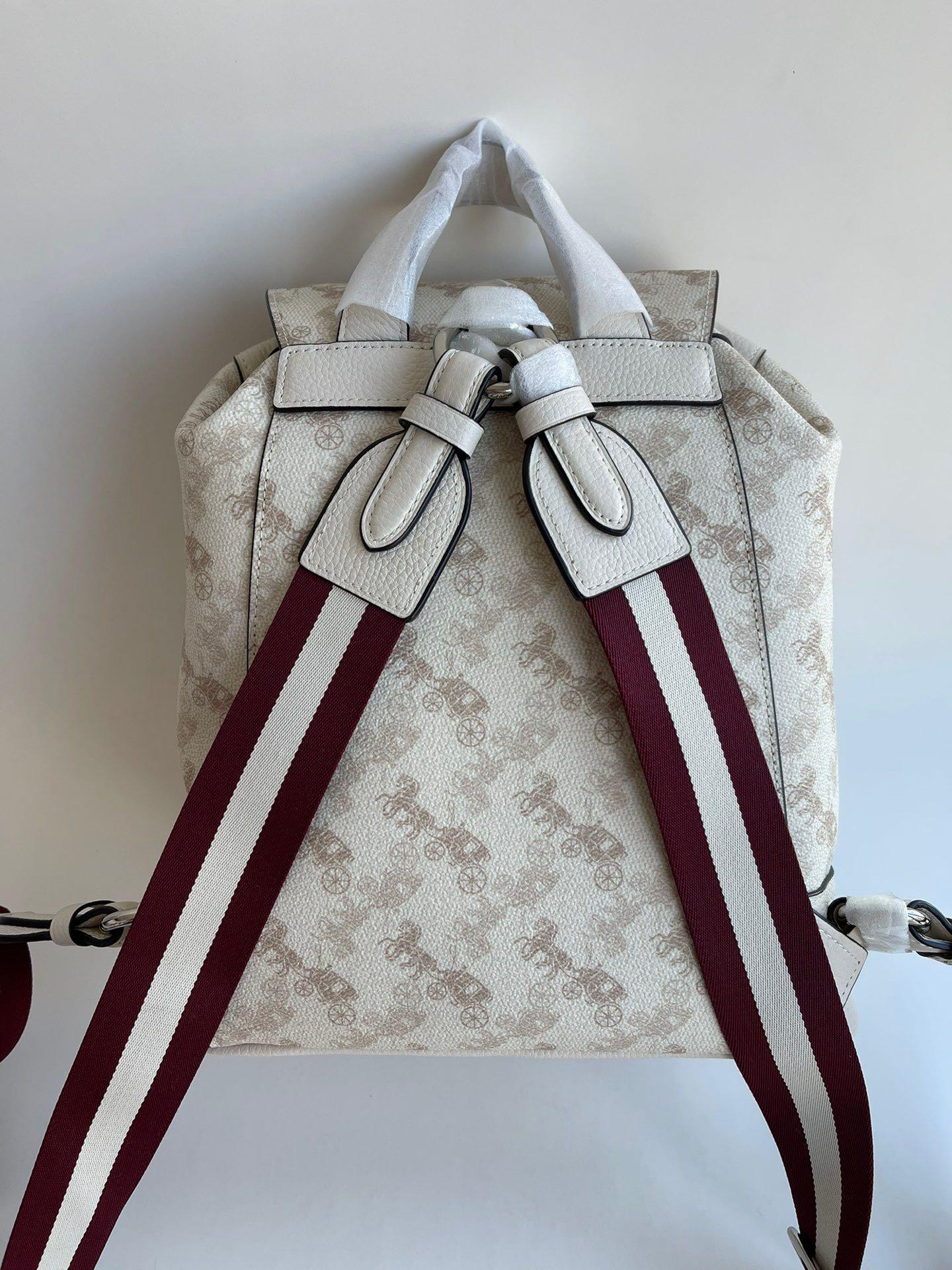 Coach jes backpack with horse and carriage print on sale