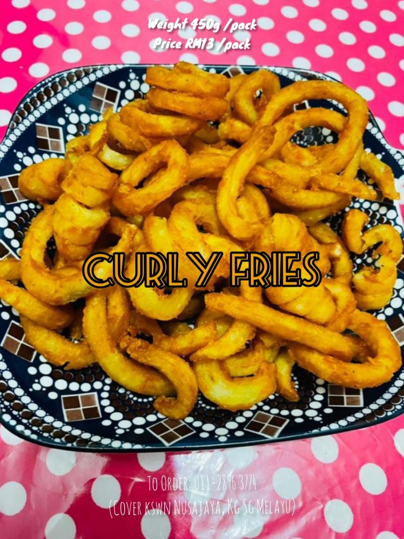 Curly Fries 450gram Food Drinks Packaged Instant Food On Carousell