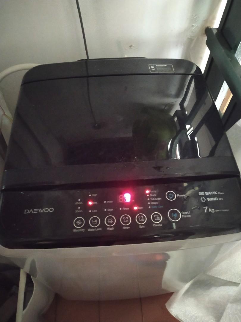 Daewoo 7kg washing machine, TV & Home Appliances, Washing Machines and