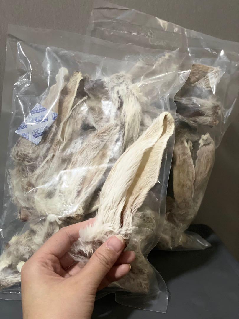dehydrated rabbit ears