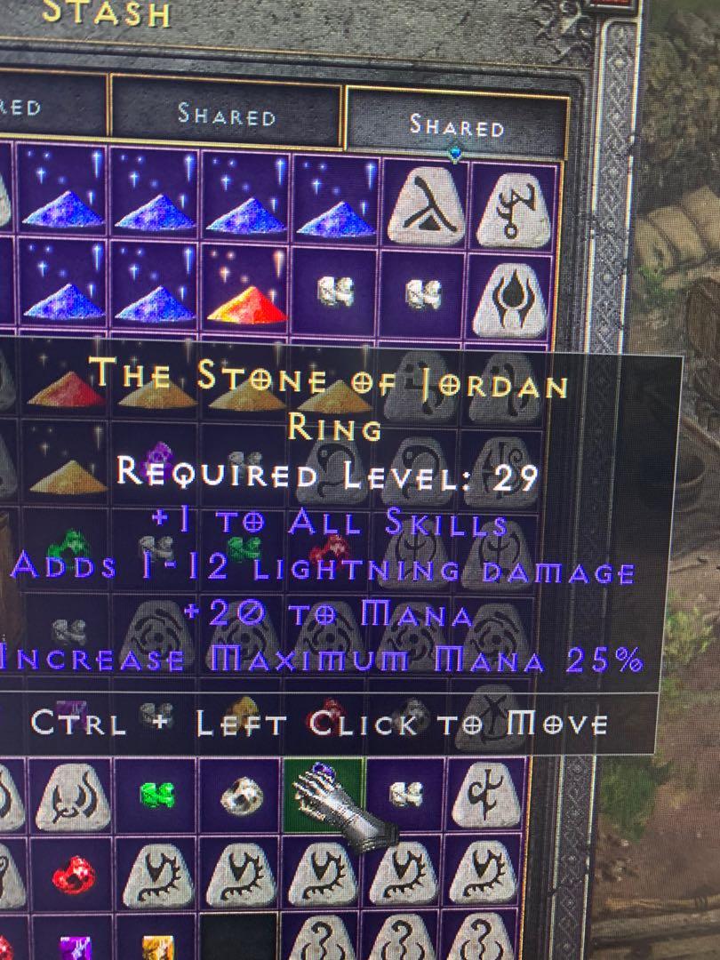 Diablo 2 Resurrected The stone of Jordan, Video Gaming, Video Games