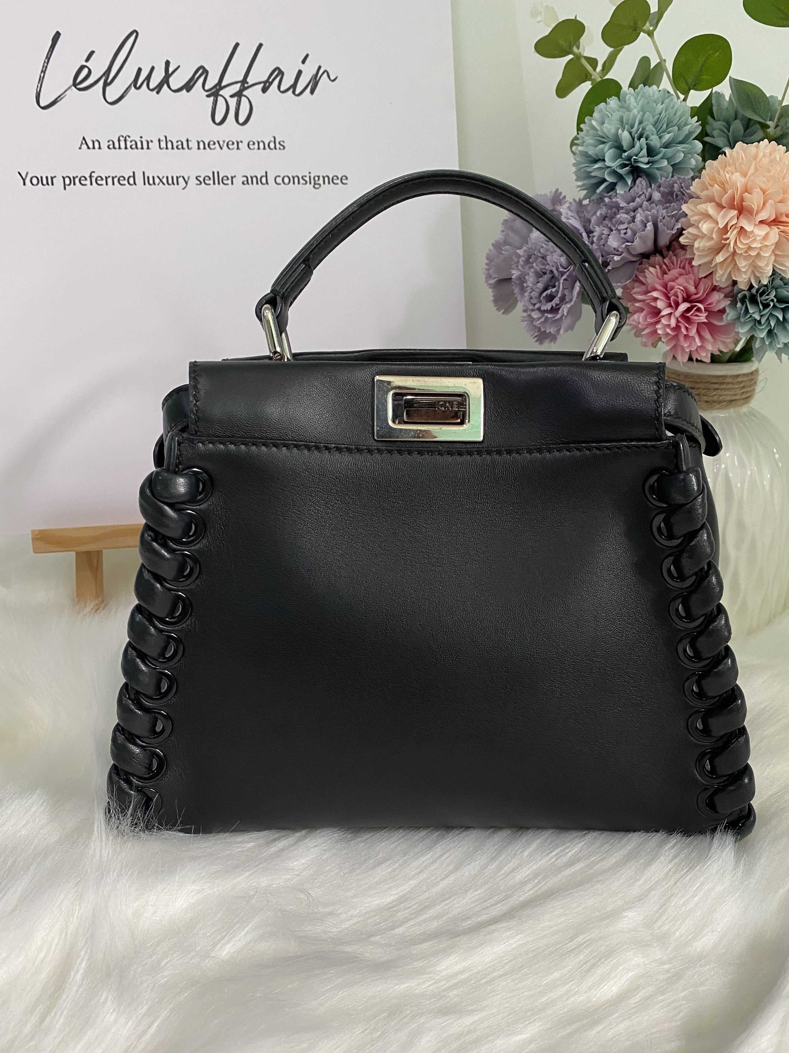 Fendi shop woven peekaboo