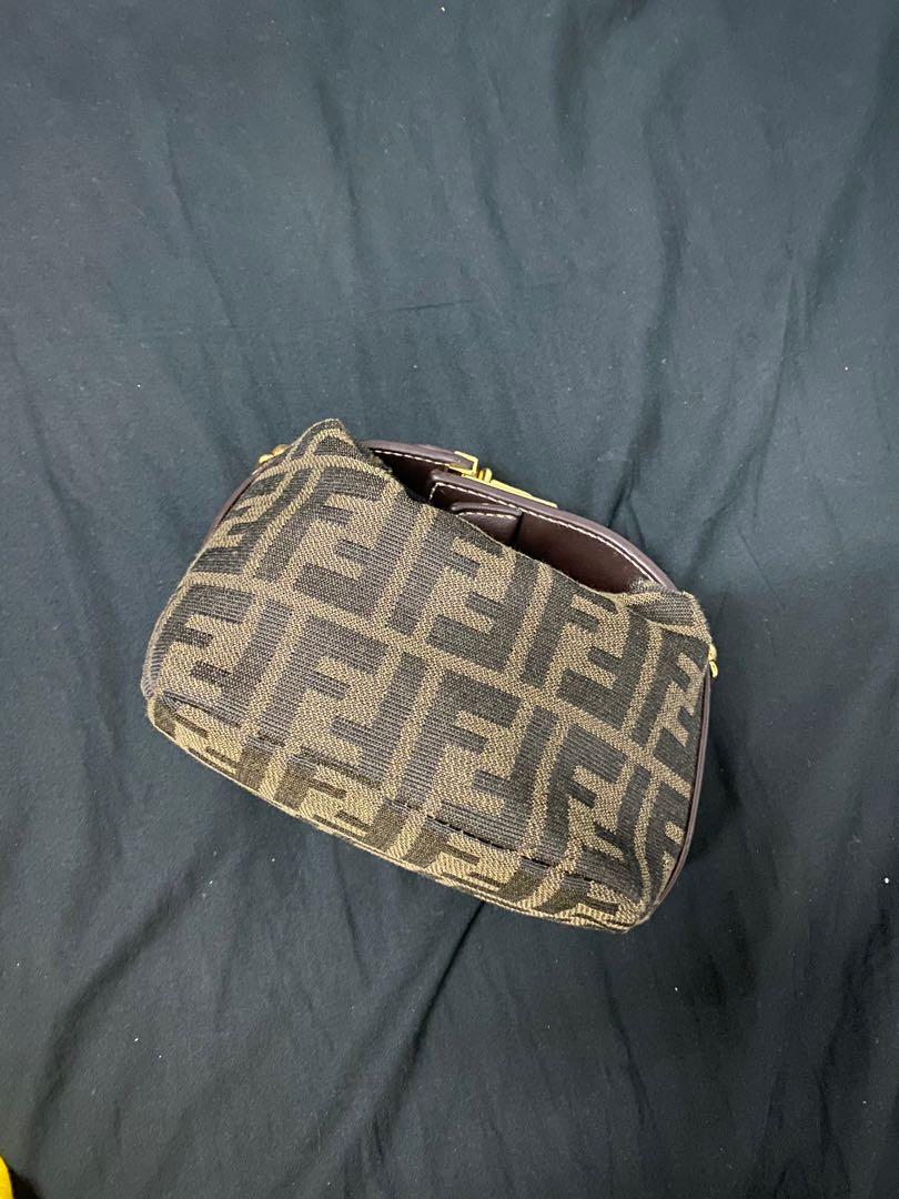 Fendi Zucca Cosmetic Bag, Men's Fashion, Bags, Sling Bags on Carousell