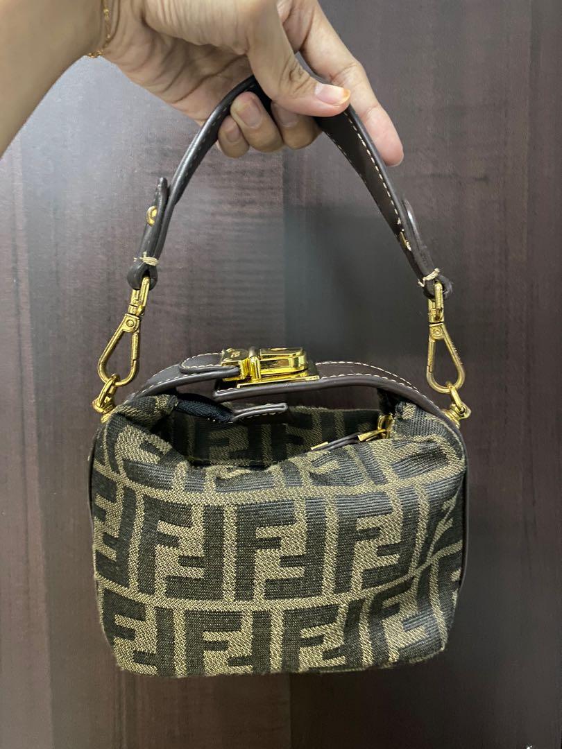 Fendi Zucca Cosmetic Bag, Men's Fashion, Bags, Sling Bags on Carousell
