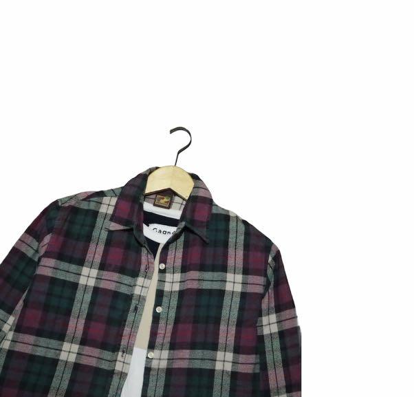 flannel shirt vintage, Fesyen Wanita 