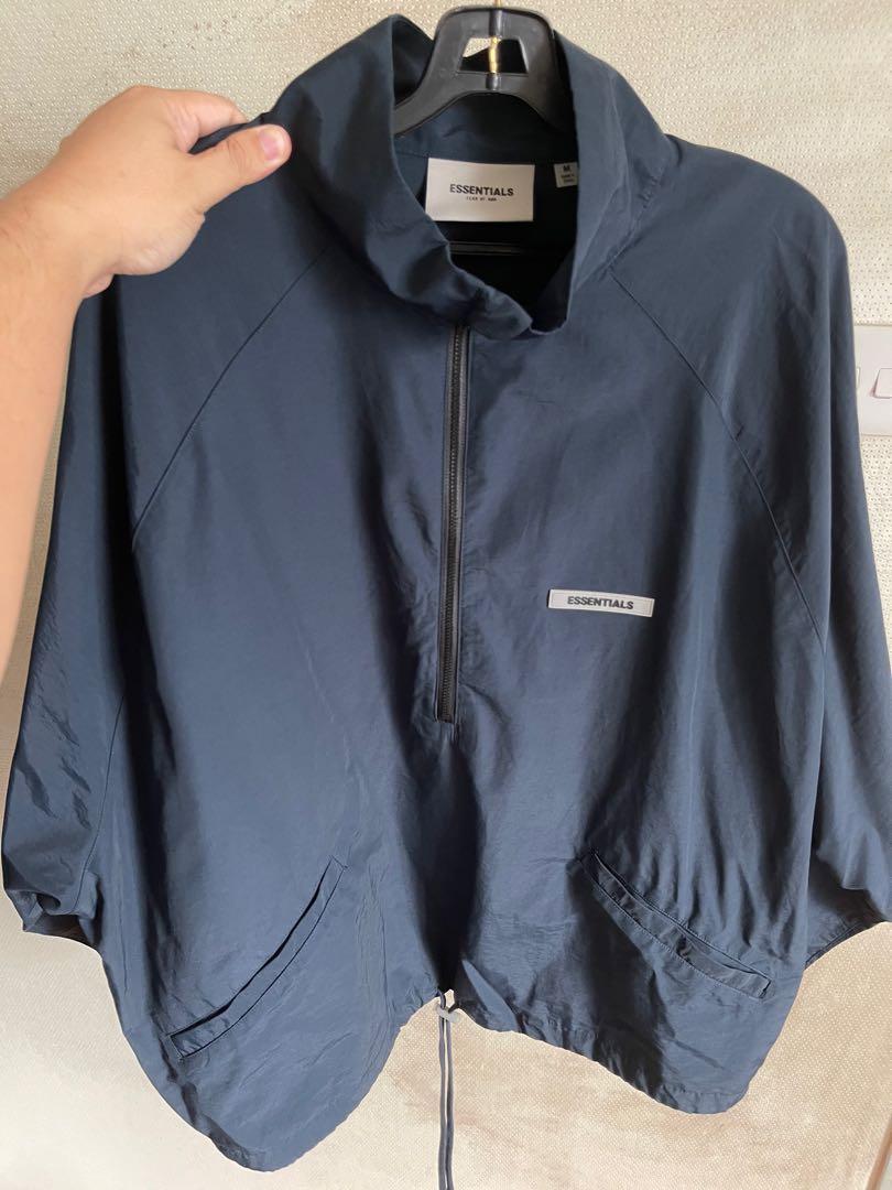 Essentials half best sale zip track jacket
