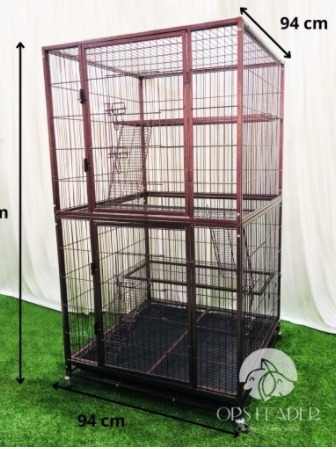 Heavy duty cat cage top