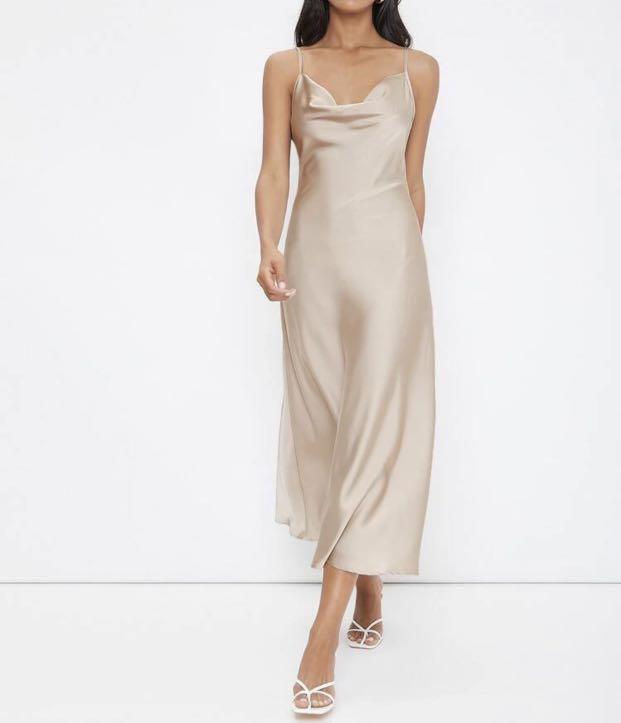 Brand New Sold Out Zara Satin Effect Cut Out, 44% OFF