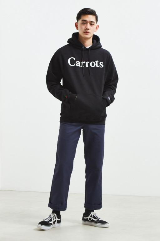 Hoodie CARROTS by Anwar Carrots Wordmark Champion Reverse Weave Europe Edition Original, Fesyen