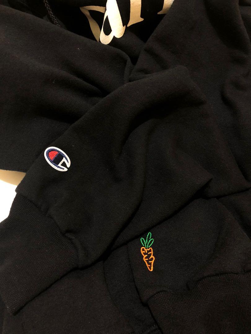 Hoodie CARROTS by Anwar Carrots Wordmark Champion Reverse Weave Europe Edition Original, Fesyen