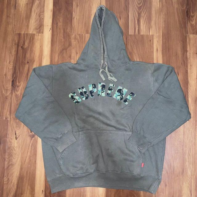 Supreme x top bape hoodie