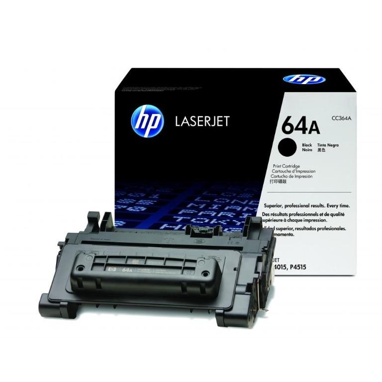 HP 64A Black Original LaserJet Toner Cartridge HP64A, Computers & Tech ...